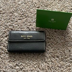 Kate Spade Business Card Holder / 5 Ways To Personalize Your Accessories With Kate Spade Spy / Silver street let's do lunch card holder.